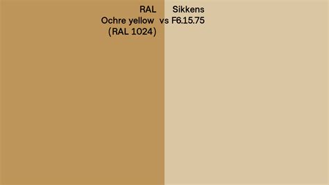 Ral Ochre Yellow Ral Vs Sikkens F Side By Side Comparison