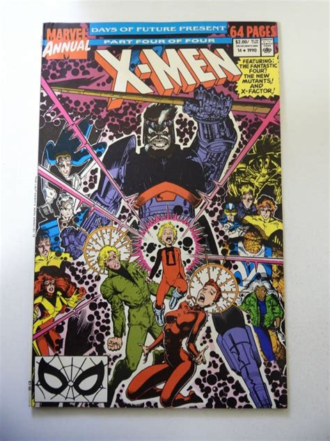 X Men Annual 14 1990 FN Condition Comic Books Copper Age Marvel