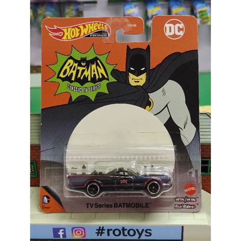 Hot Wheels Premium Tv Series Batmobile Batman Classic Tv Series Shopee Malaysia