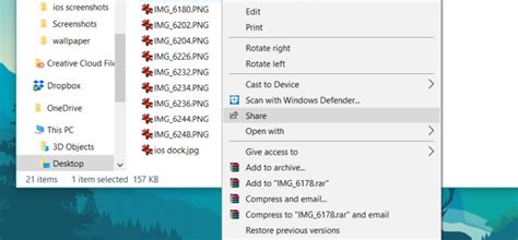 How To Remove Share Option From The Context Menu In Windows