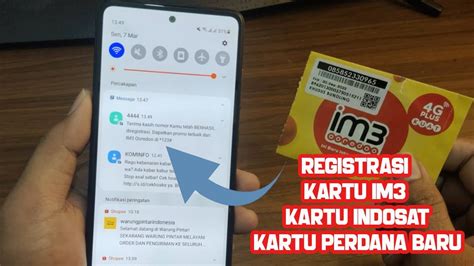 Cara Registrasi Kartu Im Terbaru Youtube