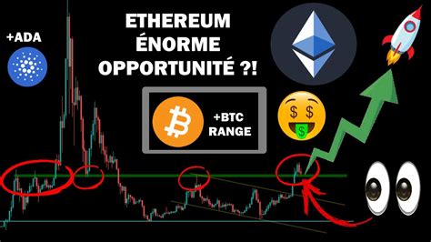 Bitcoin Range Ethereum Énorme OpportunitÉ Cardano Analyse Btc Eth