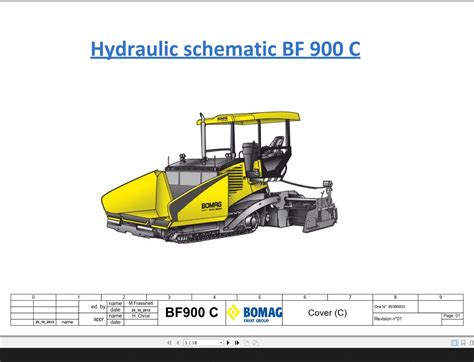 Bomag Bf C Hydraulic Schematic Drawing No