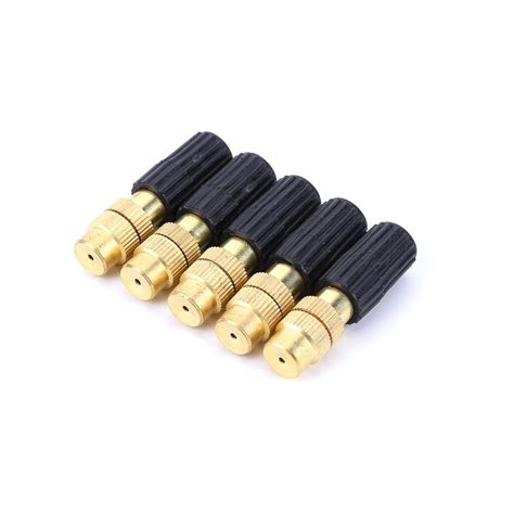 5pcs Atomization Nozzle Adjustable Misting Nozzle For Garden Lawn A