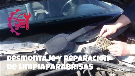 Desmontaje y reparación de limpiaparabrisas Mercedes YouTube