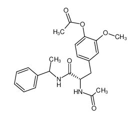 S S m metoxi p acetoxi N acetilfenilalanina α feniletilamida CAS 68706