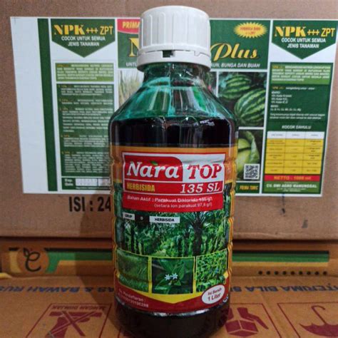 Jual Herbisida Kontak Naratop Nara Top Sl L Jaminan Original