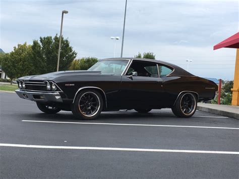 1969 Chevrolet Chevelle Triple Black Pro Touring Style Stock