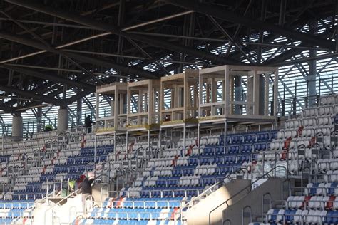 Budowa Czwartej Trybuny Stadionu G Rnika Zabrze Zdj Cia Z Pierwszego