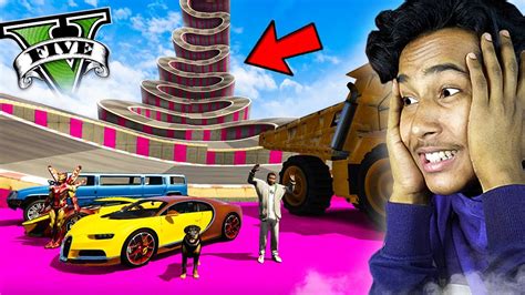 Gta V Franklin And Chop Testing Super Cars Vs Massive Speed Bumps