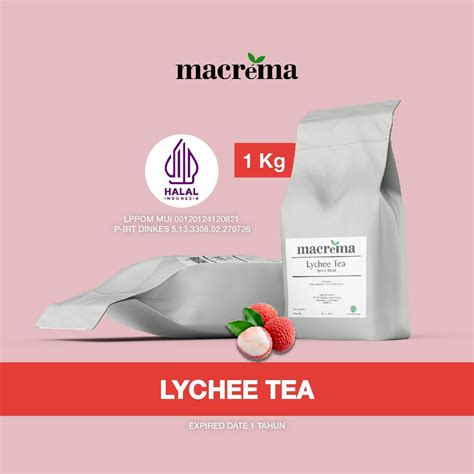 Jual Bubuk Minuman Teh Leci Powder Drink Premium Varian Lychee Tea