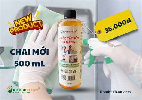 nuoc tay rua da nang kombuclean chat tay rua sinh hoc tu thien nhien