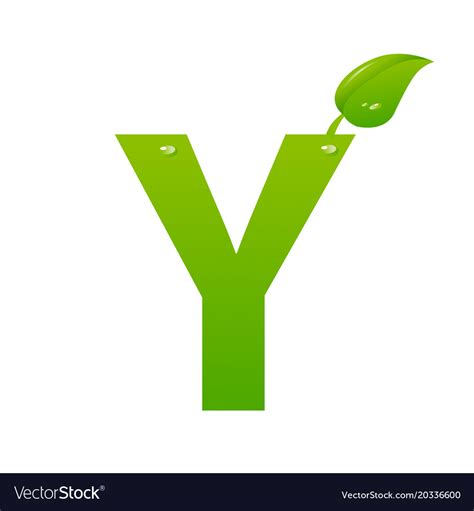 Green Letter Y