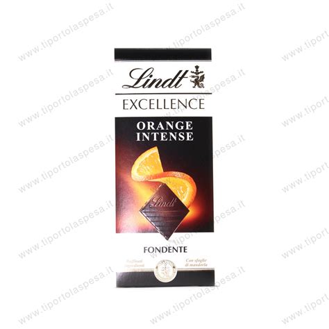 Tavoletta Cioccolato Fondente Lindt Excellence Orange Gr