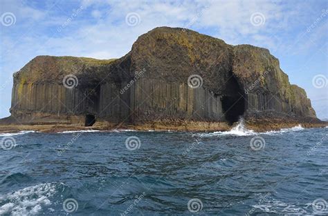 Volcanic Island Of Staffa Scotland Stock Photo Image Of Cave Ocean