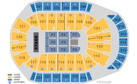 Vystar Veterans Arena Jacksonville Tickets Schedule Seating Chart