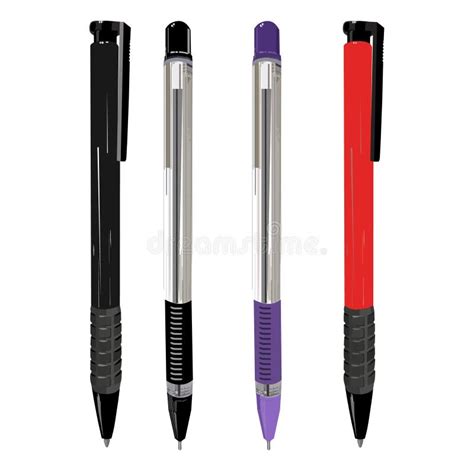 Ballpoint Pens Stock Vector Illustration Of Vector Ballpoint 64589092