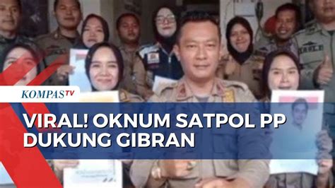 13 Oknum Satpol Pp Yang Deklarasikan Dukungan Ke Gibran Disanksi