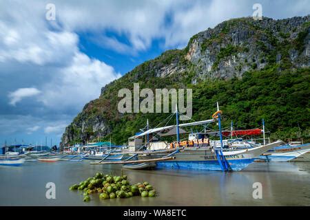 A Pile Of Buko Fresh Coconuts On Corong Corong Beach El Nido