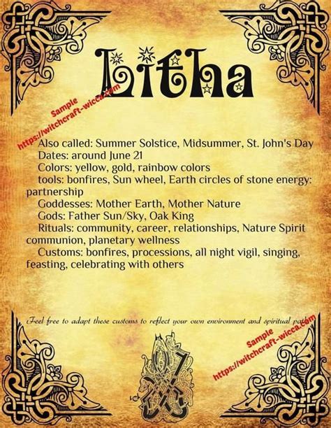 Litha Wiki Luna Academy Witches Pagans Amino