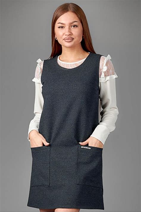 Женский летний сарафан Неженка 6591441 синий купить оптом в HappyWear.ru