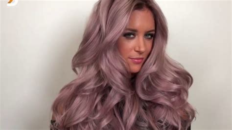 Mauve Metallic Hair Color Youtube