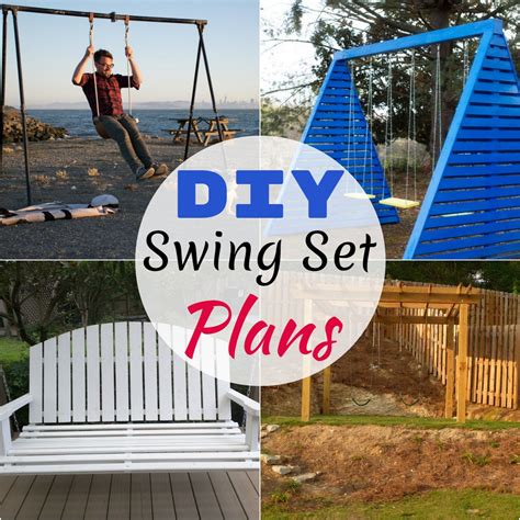 10 DIY Swing Set Plans - DIYnCrafty