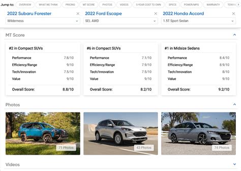 MotorTrend Launches Buyer's Guide Car Compare Tool