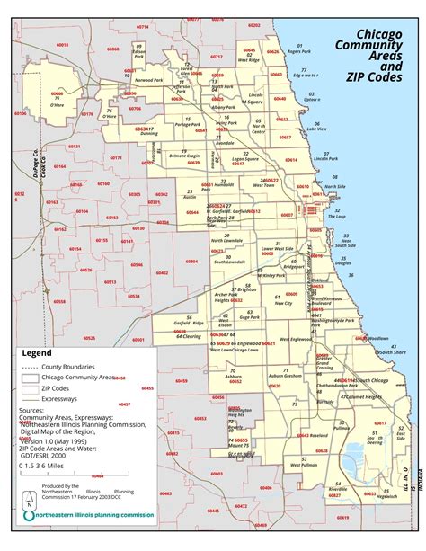 Chicago Zip Codes Map Olive Ashleigh