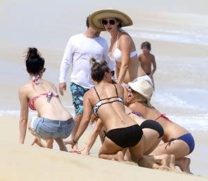 Kaley Cuoco Bikini Beach Vacation Candids In Los Cabos July 3 2014