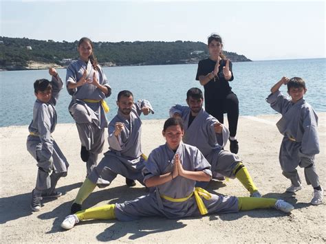 Photos du stage davril en Grèce avec Maître Shi Heng Jun et Maître Shi