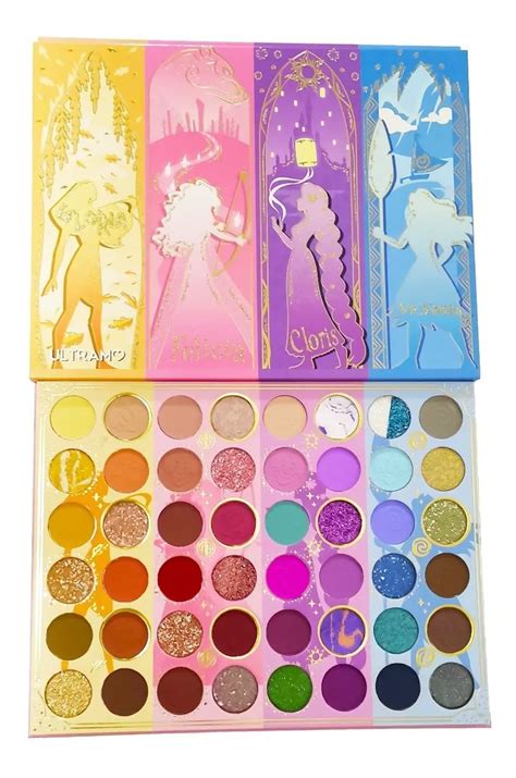 Paleta Sombras Ultramo Princesas Disney Maquillaje 48 Tonos Mebuscar