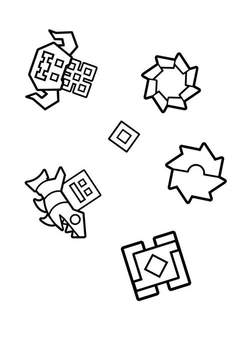 Free Geometry Coloring Pages Pdf Coloringfolder