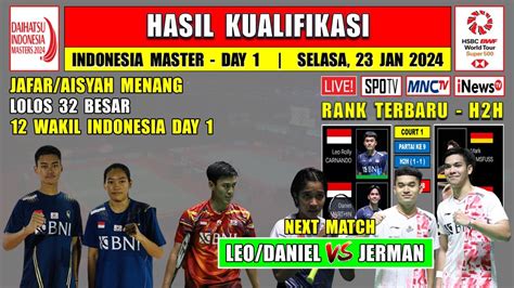 Hasil Indonesia Master 2024 Hari Ini Day 1 Babak Kualifikasi JAFAR