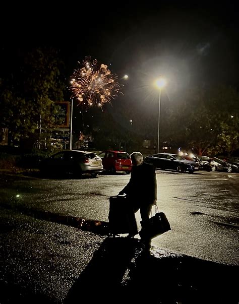 Fireworks from the Aldi car park : r/pics