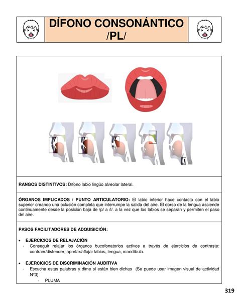 Difonos L Hhhh RANGOS DISTINTIVOS Dífono labio lingüo alveolar