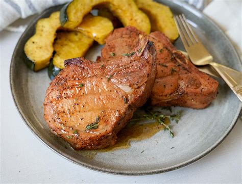 Apple Smoked Pork Chops Couple In The Kitchen