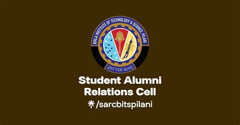 Student Alumni Relations Cell Instagram Facebook Linktree