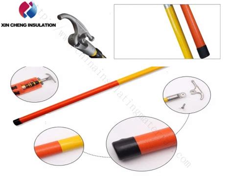 Frp Fiberglass Insulated Telescopic Operating Rod Hot Stick Link Stick Electric Power Tools