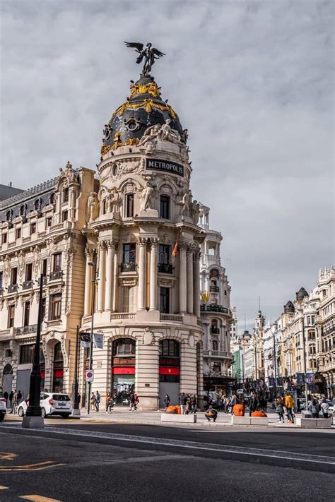 The Metropolis Building Is An Office Building In Madrid Spain