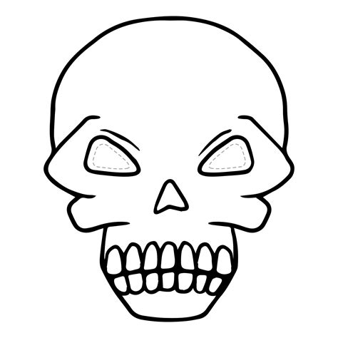 Halloween Mask Coloring Pages 15 Free Pdf Printables Printablee