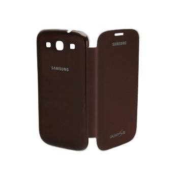 Flip Cover Samsung Galaxy S3 S3 Neo EFC 1G6FA Brown Kapaklı Kılıf