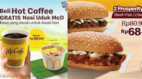 Promo Mcdonalds Hari Ini 6 Maret 2023 Beli Kopi Gratis Nasi Uduk Dan