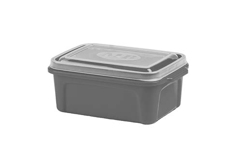 CAIXA ORGANIZADORA QUADRADA MINI 550ML ABAS PURE Plásticos MB