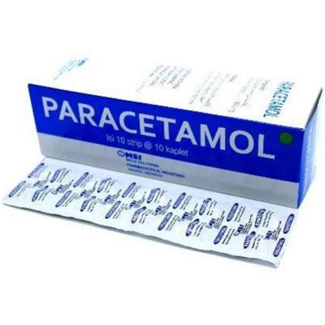 Jual Paracetamol Mg Mef Kaplet Pereda Nyeri Obat Panas Shopee