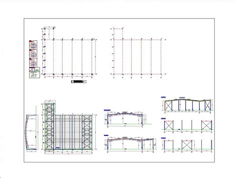 Estrutura De Armaz M Industrial No Autocad Biblioteca Cad