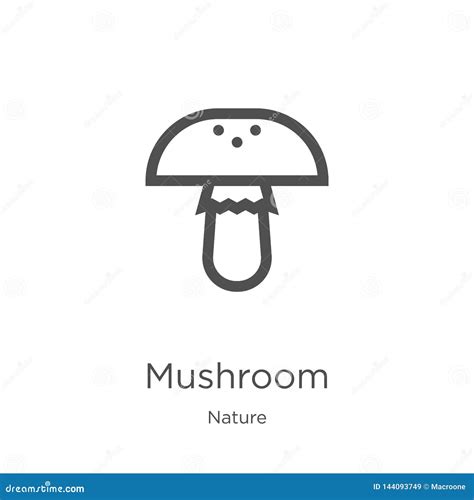 Mushroom Outline SVG