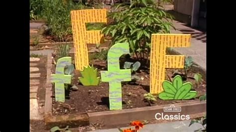 Sesame Street Letter Garden F With No Added Sound Effects Youtube