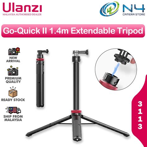 Ulanzi Go Quick Ii M Extendable Tripod For Gopro Hero