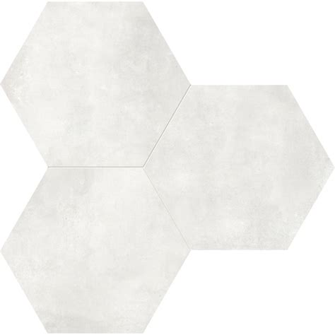 Satori Nouveau Crema 7 In X 8 In Matte Porcelain Hexagon Encaustic Floor And Wall Tile 028 Sq